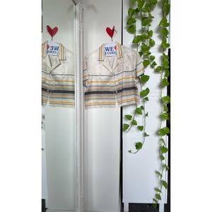 Rag & Bone Cropped Bowling Shirt